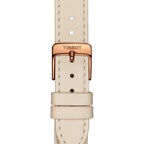 Tissot T Lady Bella Ora Mother of Pearl Dial Cream Leather Strap Watch for Women - T103.310.36.111.00