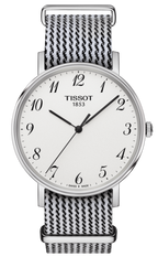 Tissot T Classic Everytime Medium White Dial Two Tone NATO Strap Watch for Women - T109.410.18.032.00