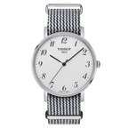 Tissot T Classic Everytime Medium White Dial Two Tone NATO Strap Watch for Women - T109.410.18.032.00