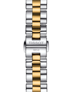 Tissot T Wave Lady White Mother of Pearl Dial Two Tone Steel Strap Watch For Women - T112. 210. 22. 113. 00
