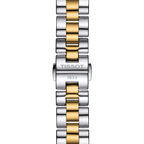 Tissot T Wave Quartz Mother of Pearl Dial Two Tone Steel Strap Watch for Women - T112.210.22.113.00