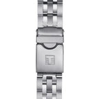 Tissot PRC 200 Chronograph Black Dial Silver Steel Strap Watch For Men - T114.417.11.057.00