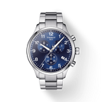Tissot T Sport Chrono XL Classic Blue Dial Silver Steel Strap Watch For Men - T116.617.11.047.01