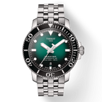Tissot Seastar 1000 Powermatic 80 Green Dial Silver Steel Strap Watch For Men - T120.407.11.091.01