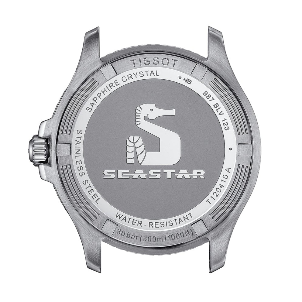 Tissot Seastar 1000 Black Dial Two Tone Steel Strap Watch For Men - T120.410.22.051.00