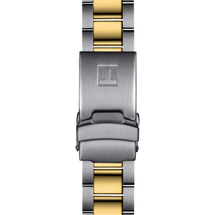 Tissot Seastar 1000 Black Dial Two Tone Steel Strap Watch For Men - T120.410.22.051.00