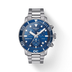 Tissot Seastar 1000 Chronograph Blue Dial Silver Steel Strap Watch For Men - T120.417.11.041.00