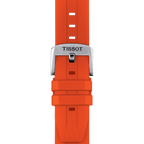 Tissot Seastar 1000 Chronograph Black Dial Orange Rubber Strap Watch For Men - T120.417.17.051.01