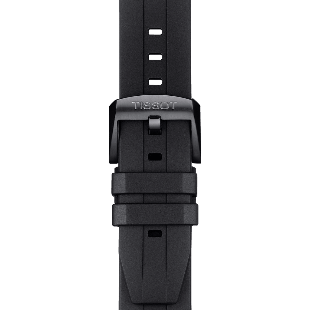 Tissot Seastar 1000 Chronograph Black Dial Black Rubber Strap Watch For Men - T120.417.37.051.02