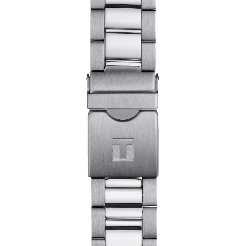 Tissot Seastar 1000 Chronograph Black Dial Silver Steel Strap Watch For Men - T120.417.11.051.01