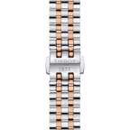 Tissot T Classic Carson Premium Diamonds White Dial Two Tone Steel Strap Watch for Women - T122.207.22.036.00