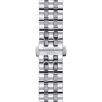 Tissot T Classic Carson Premium Powermatic 80 Black Dial Silver Steel Strap Watch For Men - T122.407.11.051.00