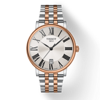 Tissot Carson Premium White Dial Two Tone Steel Strap Watch For Men - T122.410.22.033.00