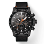 Tissot Supersport Chrono Grey Dial Black Nylon Strap Watch For Men - T125.617.36.081.00