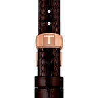 Tissot Bellissima Small Lady White Dial Brown Leather Strap Watch For Women - T126.010.36.013.00