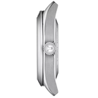 Tissot Gentleman Powermatic 80 Silicium Ice Blue Silver Steel Strap Watch For Men - T127.407.11.351.00