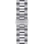 Tissot Gentleman Powermatic 80 Silicium Ice Blue Silver Steel Strap Watch For Men - T127.407.11.351.00