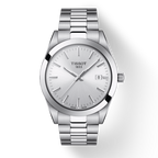 Tissot Gentleman Silver Dial Silver Steel Strap Watch For Men - T127.410.11.031.00