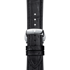 Tissot Gentlemen Blue Dial Black Leather Strap Watch for Men - T127.410.16.041.01