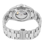 Tissot Gentleman Powermatic 80 Silicium Ice Blue Silver Steel Strap Watch For Men - T127.407.11.351.00