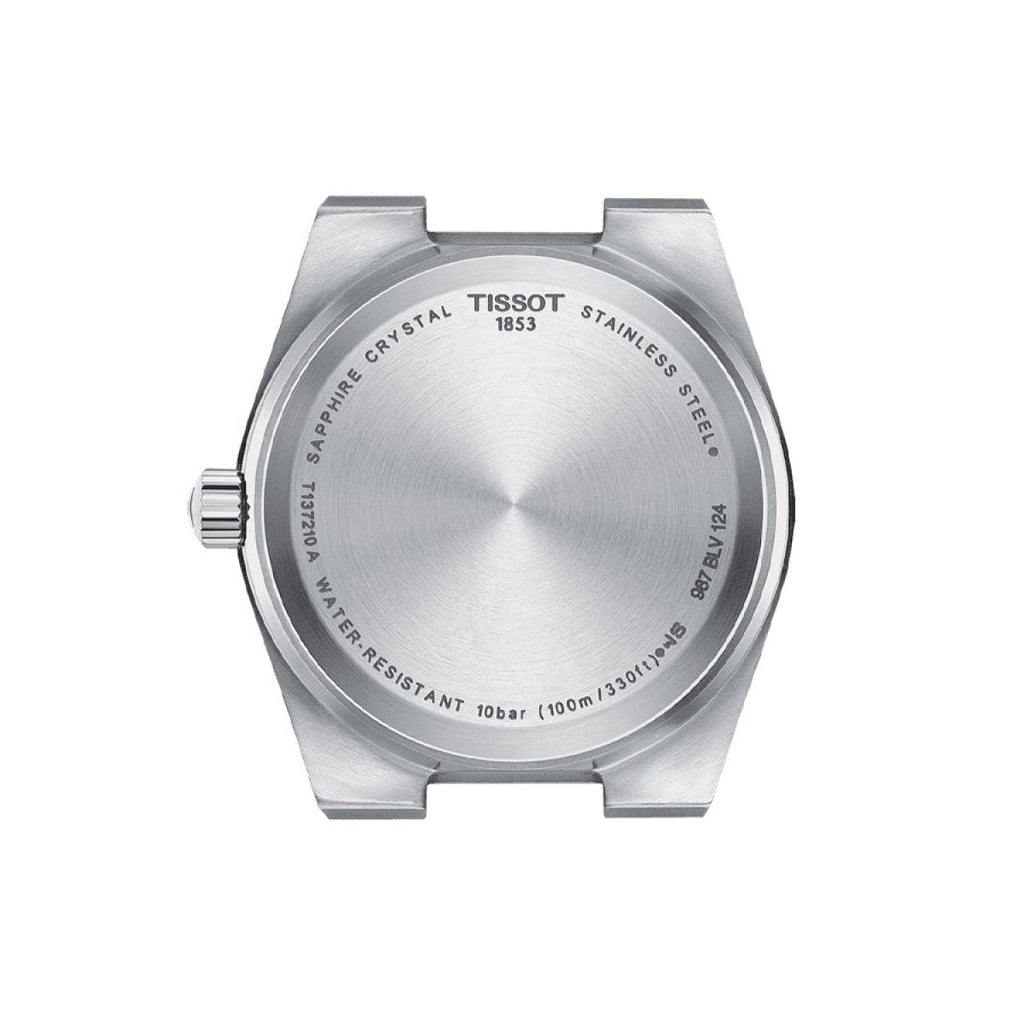 Tissot PRX Quartz Green Dial Steel Silver Steel Strap Watch for Men - T137.410.11.081.00