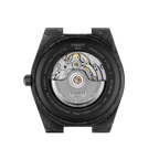 Tissot PRX Powermatic 80 Carbon Black Dial Black Rubber Strap Watch for Men - T137.907.97.201.00