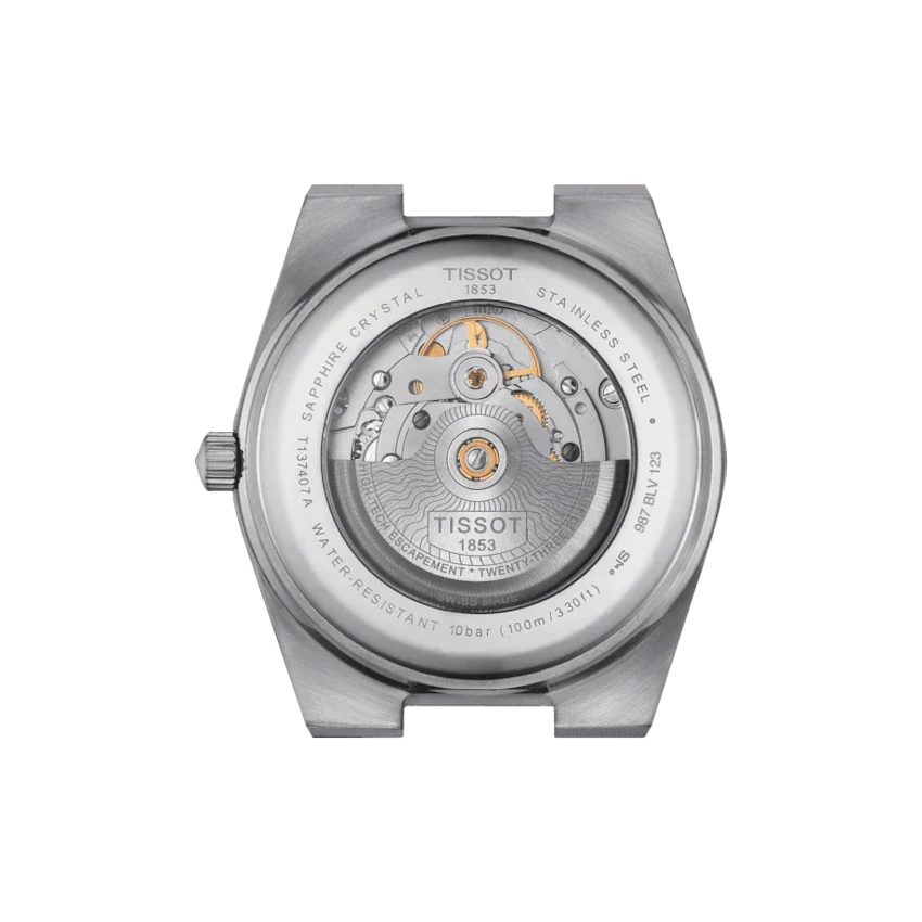 Tissot PRX Powermatic 80 Silver Dial Silver Steel Strap Watch For Men - T1374072203100