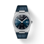 Tissot PRX Blue Dial Blue Leather Strap Watch for Men - T137.410.16.041.00
