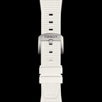 Tissot PRX 40 White Dial White Rubber Strap Watch For Men -  T137.410.17.011.00
