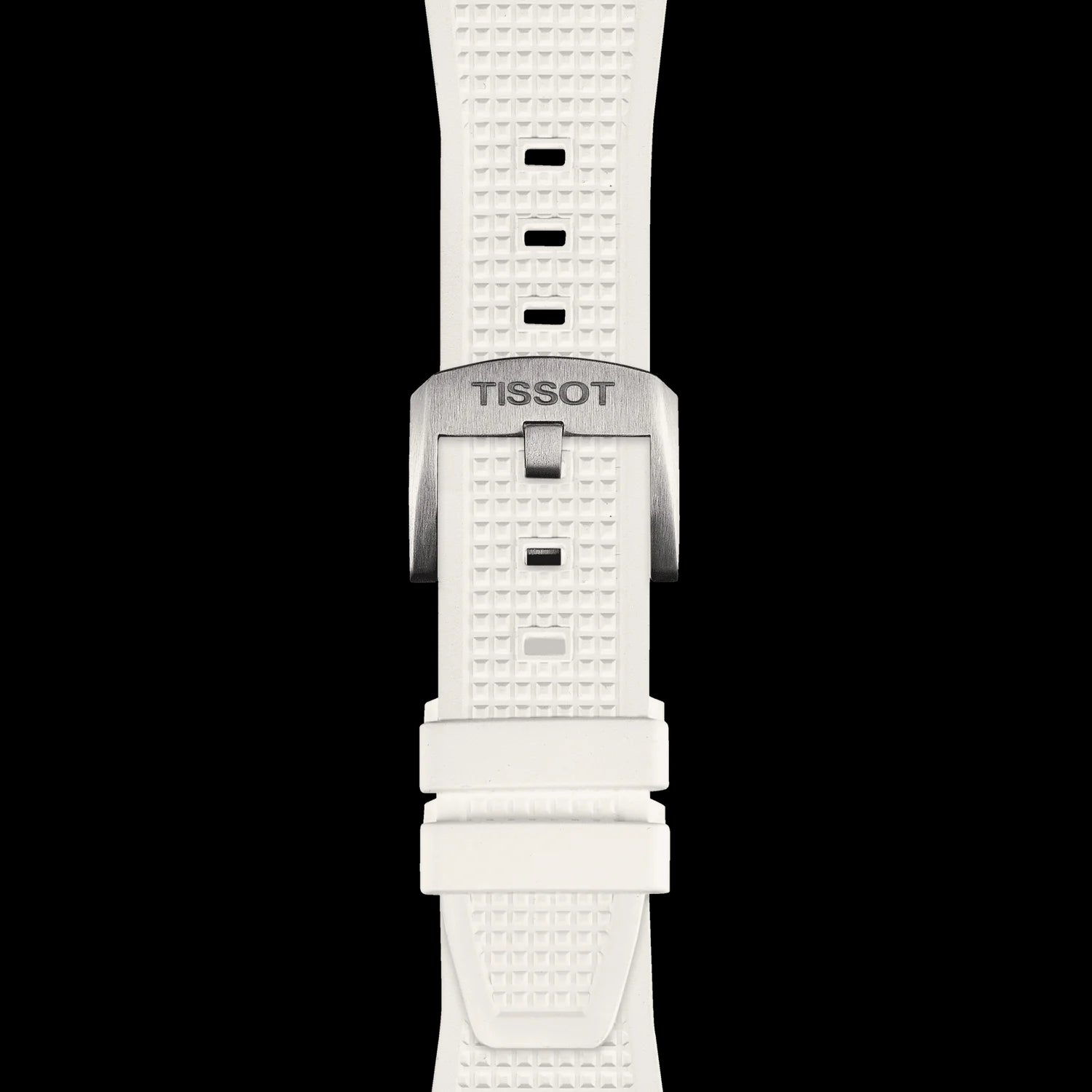 Tissot PRX 40 White Dial White Rubber Strap Watch For Men -  T137.410.17.011.00