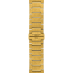 Tissot PRX Champagne Yellow Gold Dial Gold Steel Strap Watch for Men - T137.410.33.021.00