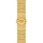 Tissot PRX Powermatic 80 Gold Dial Gold Steel Strap Watch for Men - T137.207.33.021.00