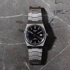 Tissot PRX Powermatic 80 Black Dial Silver Steel Strap Watch for Men - T137.407.11.051.00