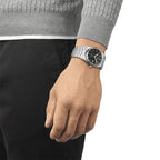Tissot Powermatic 80 Automatic Gradient Blue Dial Silver Steel Strap Watch for Men - T137.407.11.051.01