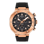 Tissot T Race Chronograph Black Dial Black Rubber Strap Watch For Men - T141.417.37.051.00