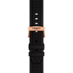 Tissot T Race Chronograph Black Dial Black Rubber Strap Watch For Men - T141.417.37.051.00