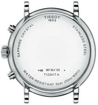 Tissot Carson Premium Chronograph Silver Dial Black Leather Strap Watch For Men - T122.417.16.033.00