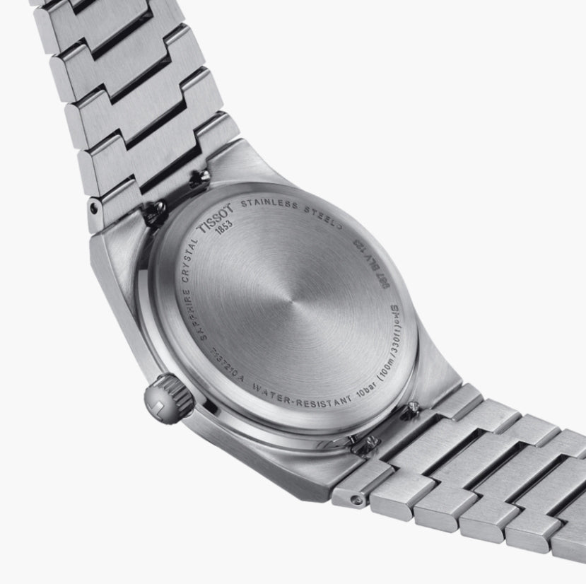 Tissot PRX Light Blue Dial Silver Steel Strap Watch For Women - T137.210.11.351.00