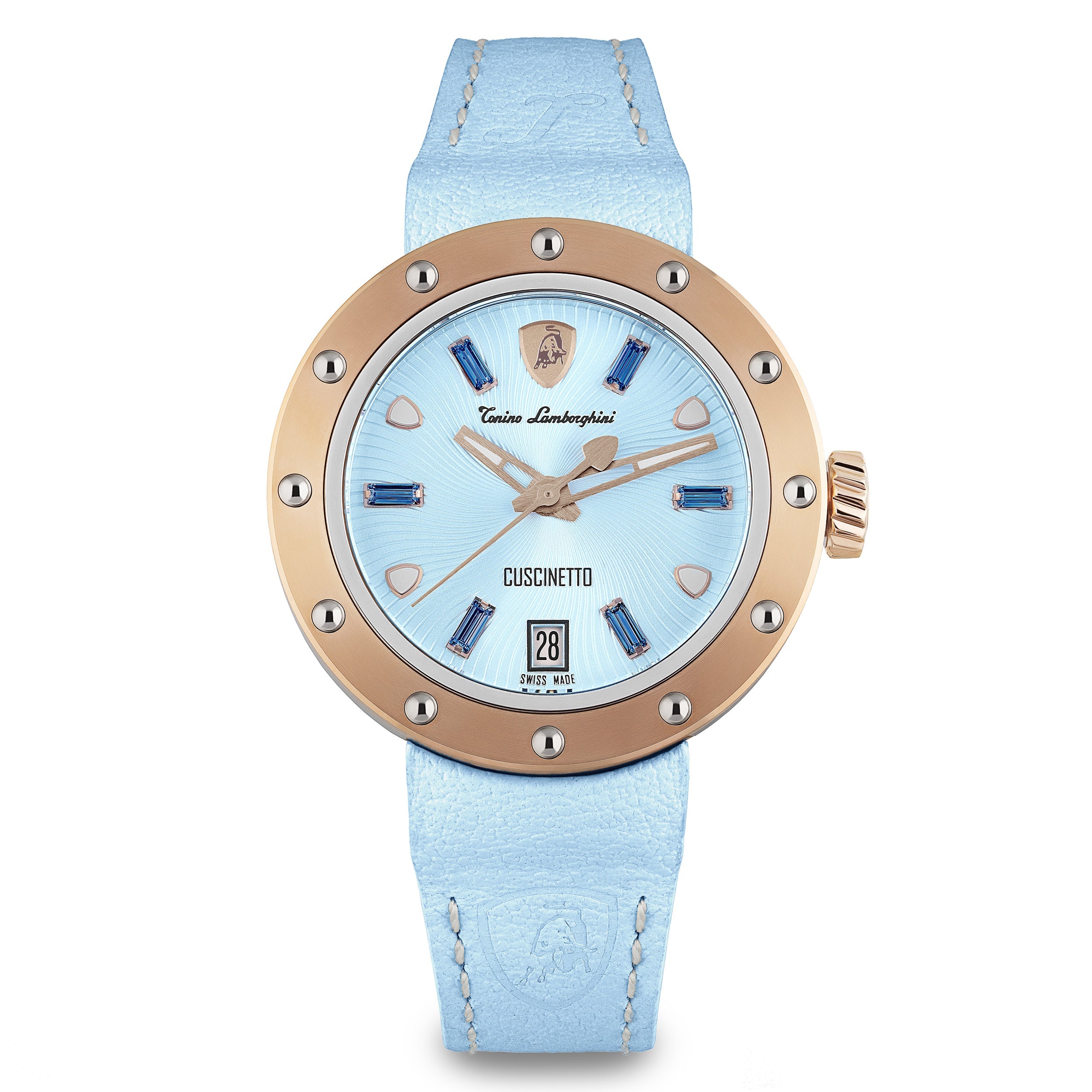 Tonino Lamborghini Cuscinetto Ladies Blue Watch