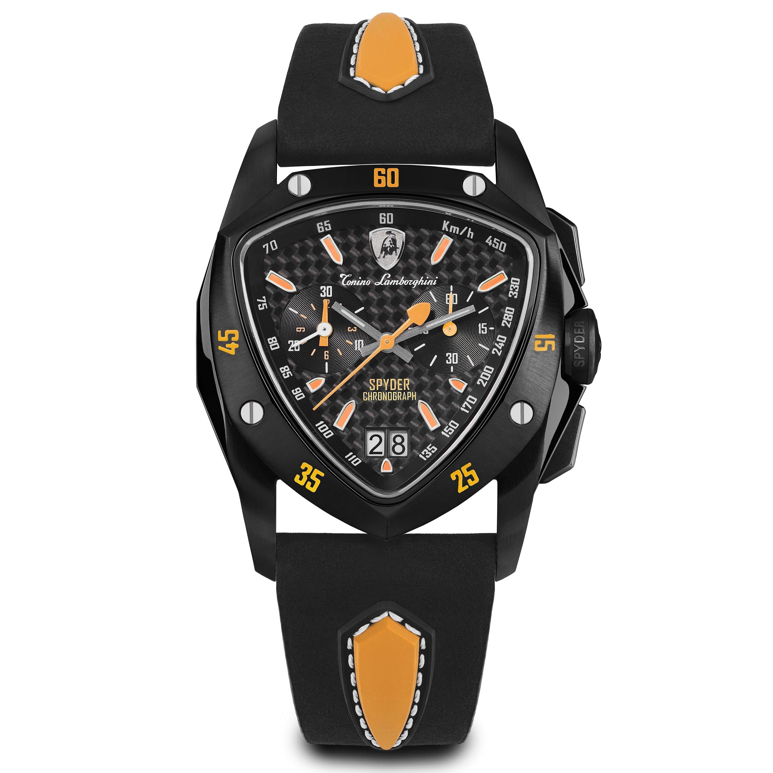 Tonino Lamborghini New Spyder Men's Black Chronograph Watch
