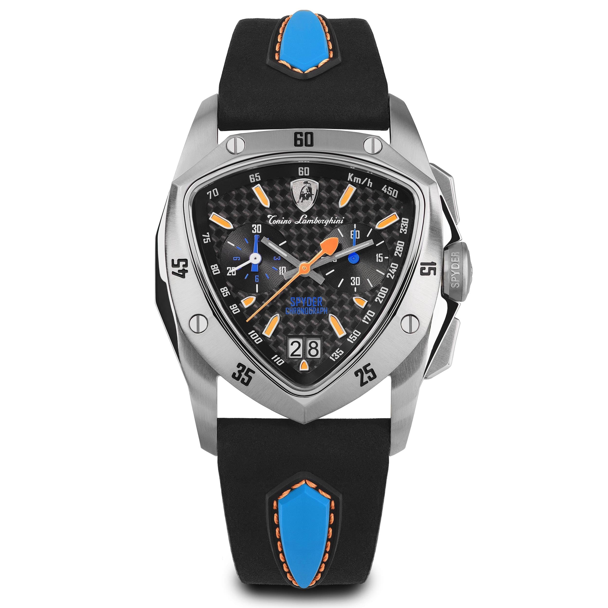 Tonino Lamborghini New Spyder Men's Black Chronograph Watch