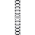 Tissot Gentleman Powermatic 80 Silicium Ice Blue Silver Steel Strap Watch For Men - T127.407.11.351.00