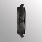 Tissot PRX Powermatic 80 Carbon Black Dial Black Rubber Strap Watch for Men - T137.907.97.201.00