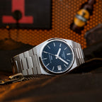 Tissot PRX Powermatic 80 Blue Dial Silver Steel Strap Watch for Men - T137.207.11.041.00