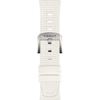 Tissot PRX 40 White Dial White Rubber Strap Watch For Men -  T137.410.17.011.00