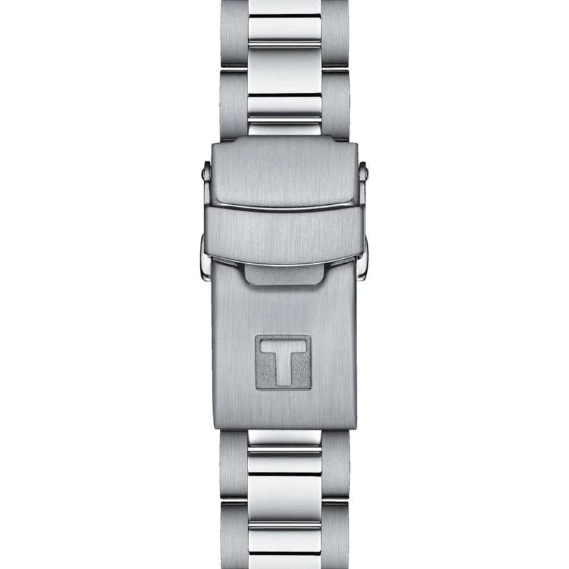 Tissot Seastar 1000 Lady Black Dial Silver Steel Strap Watch for Women - T120.210.11.051.00