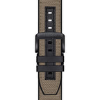 Tissot Supersport Chrono Black Dial Beige Nylon Strap Watch For Men - T125.617.37.051.01