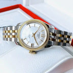 Tissot Ballade Powermatic 80 Mother of Pearl Silver Dial Two Tone Steel Strap Watch For Women - T108.208.22.117.00