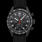 Tissot T Sport PRS 516 Chronograph Black Dial Black Leather Strap Watch for Men - T131.617.36.052.00