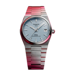 Tissot PRX Powermatic 80 Ice Blue Dial Silver Steel Strap Watch for Men - T137.207.11.351.00